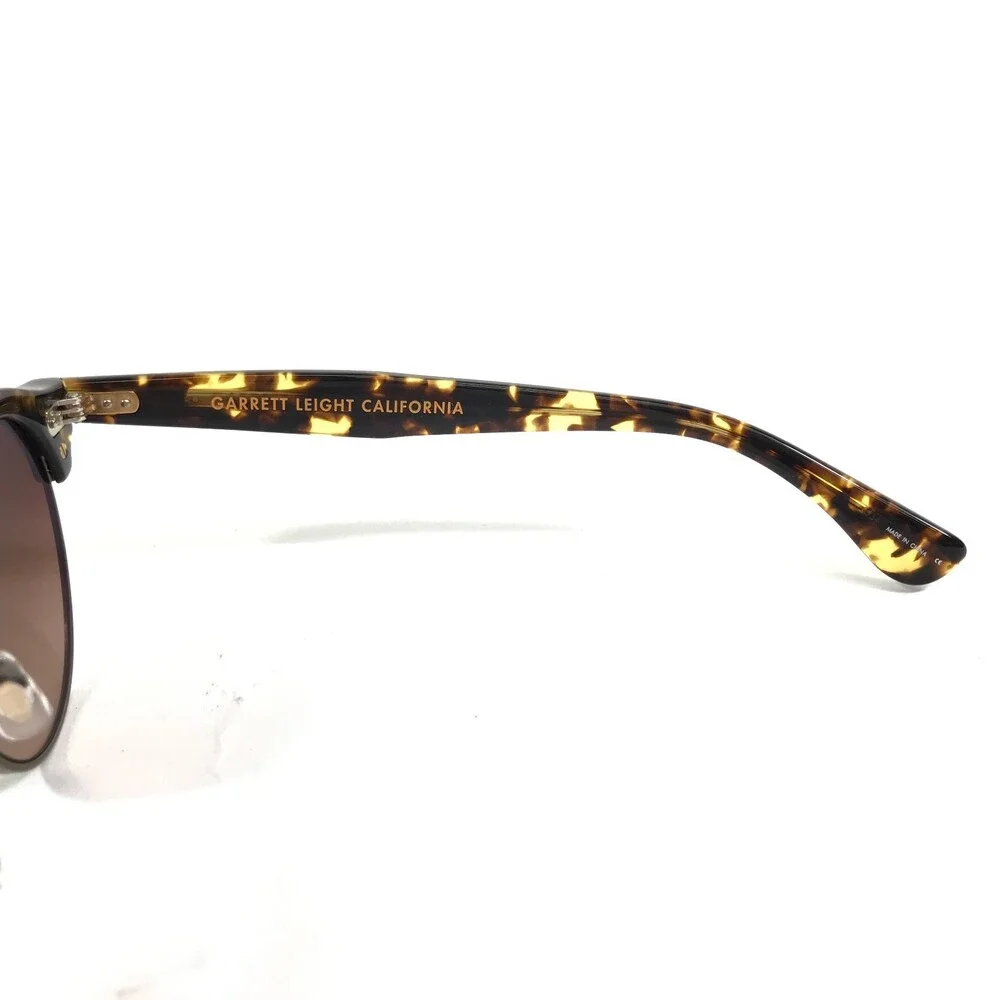 Garrett Leight Sunglasses OAKWOOD TUT-BG Tortoise Gold w/ Brown Gradient Lenses